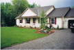 After Front Landscape grade sod and gardens