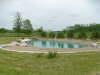 Country Pond with Sand Beach & Armour Stone Sitting Area